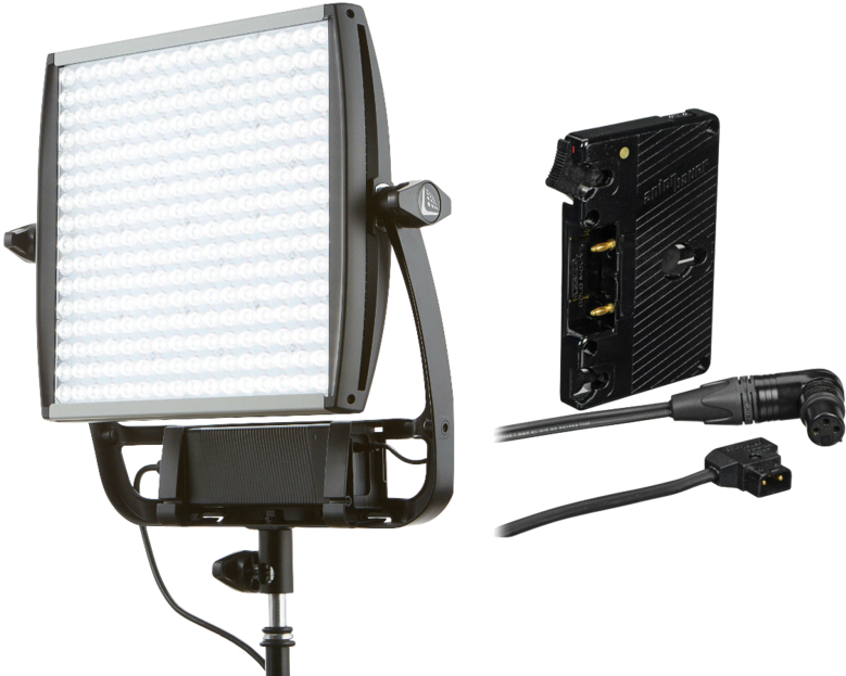 Astra 6x Led Bi-color Gold Mount Battery Kit - Litepanels Astra 6x Bi Color Review (1000x694), Png Download