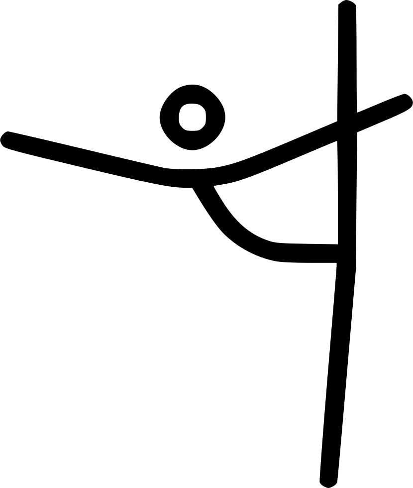 Png File Svg - Gymnastics Drawing (830x980), Png Download