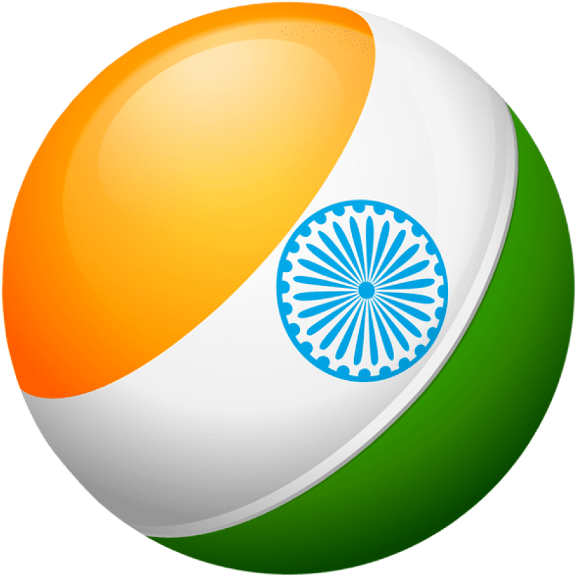 Free Png Download Round India Flag Clipart Png Photo - India Flag Png Transparent (850x849), Png Download