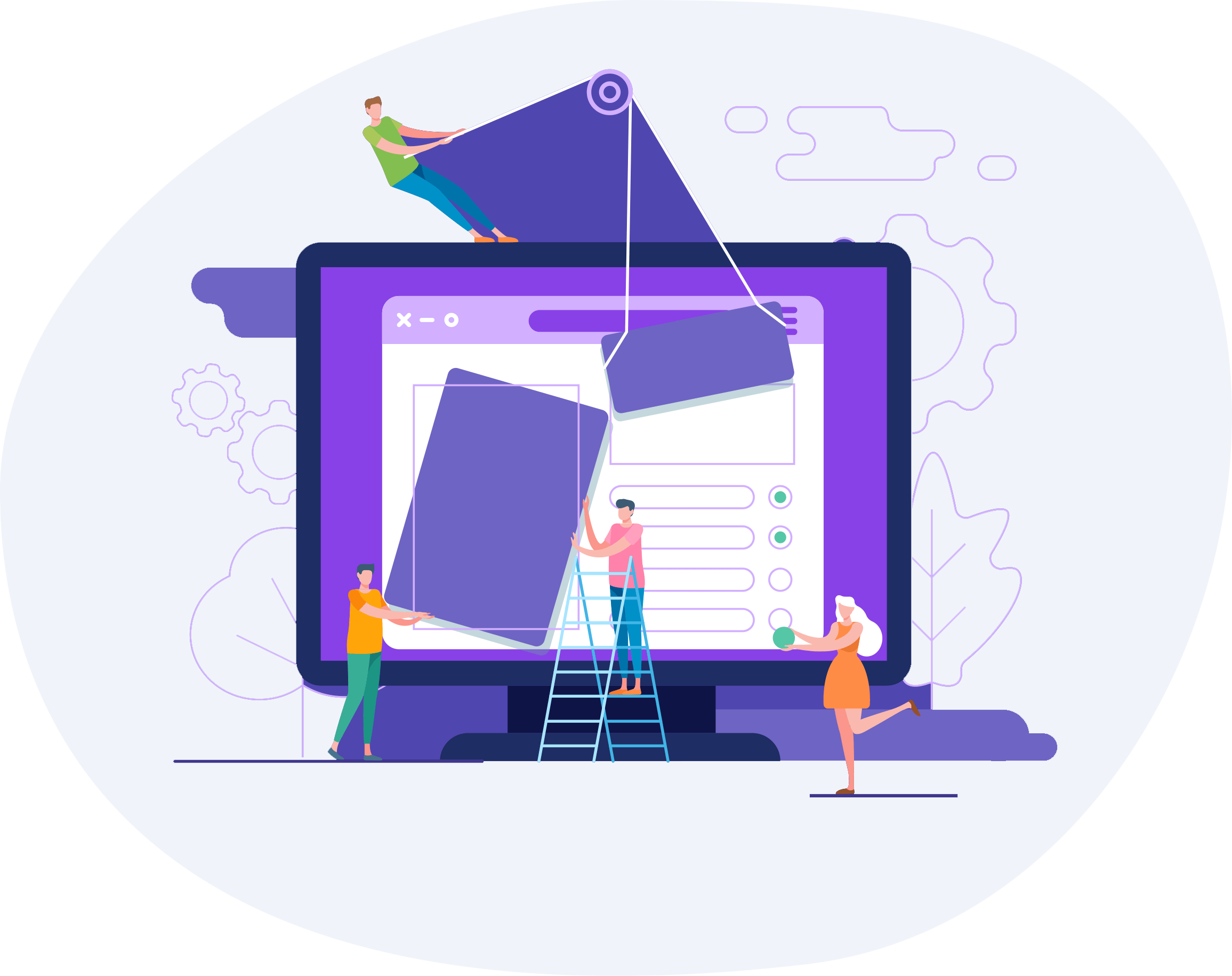 All The Services You Need In Php Applications - Web Design (2311x1830), Png Download