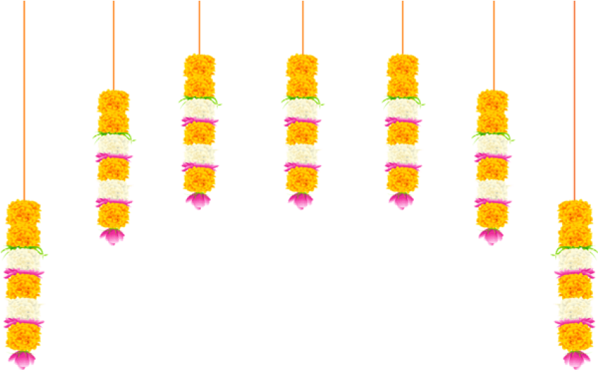 Free Png Download India Decoration With Flowers Transparent - Decoration Flowers For Download Png (850x542), Png Download