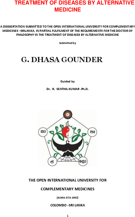 Docx - Open International University For Complementary Medicines (595x842), Png Download