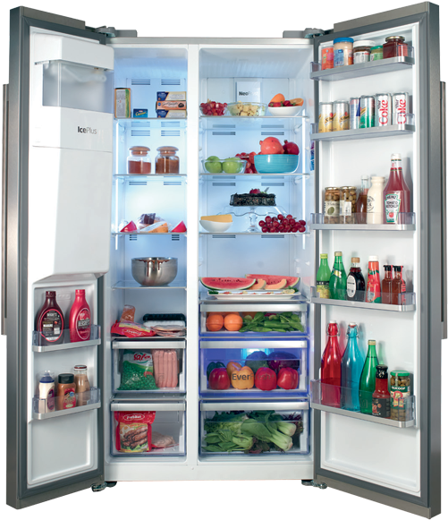 620 L Free Standing Refrigerator - Jr620nf (528x600), Png Download