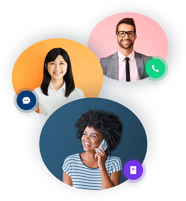 Telzio Business Phone System - Girl (649x700), Png Download