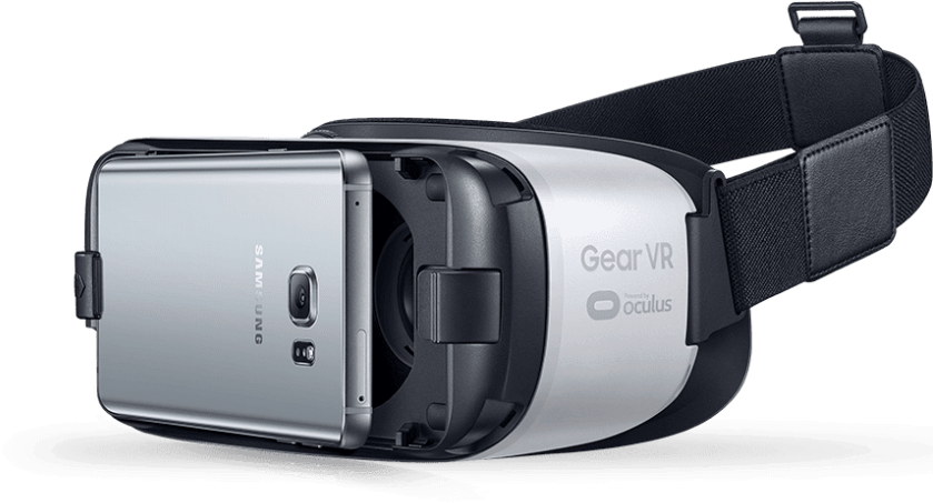 Free Png Download Samsung Gear Vr With Smartphone Png - Samsung Mobile Gear Vr (850x478), Png Download