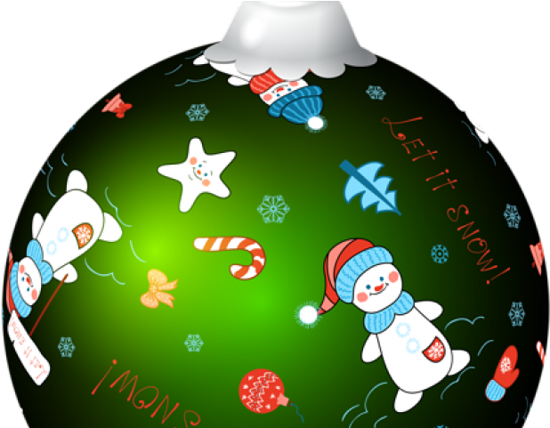 Christmas Red Ball Clip Art (640x480), Png Download