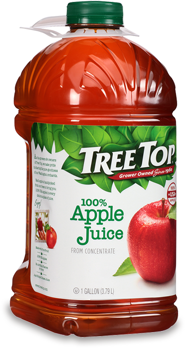 Apple Juice Bottle - Tree Top Apple Juice (750x750), Png Download