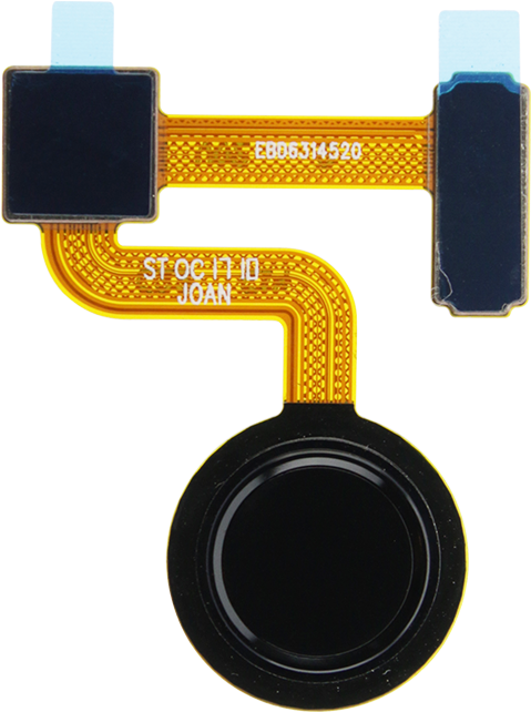 Lg V30 Black Fingerprint Reader - Circle (1200x1200), Png Download