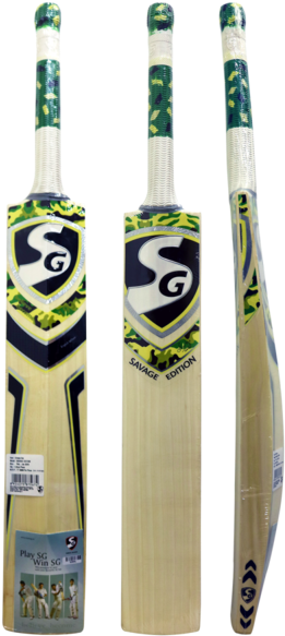 Sg English Willow Bat (600x600), Png Download