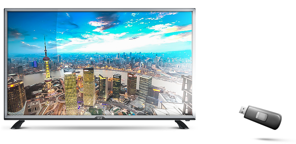 Watch Movies With Usb - Led-backlit Lcd Display (963x571), Png Download