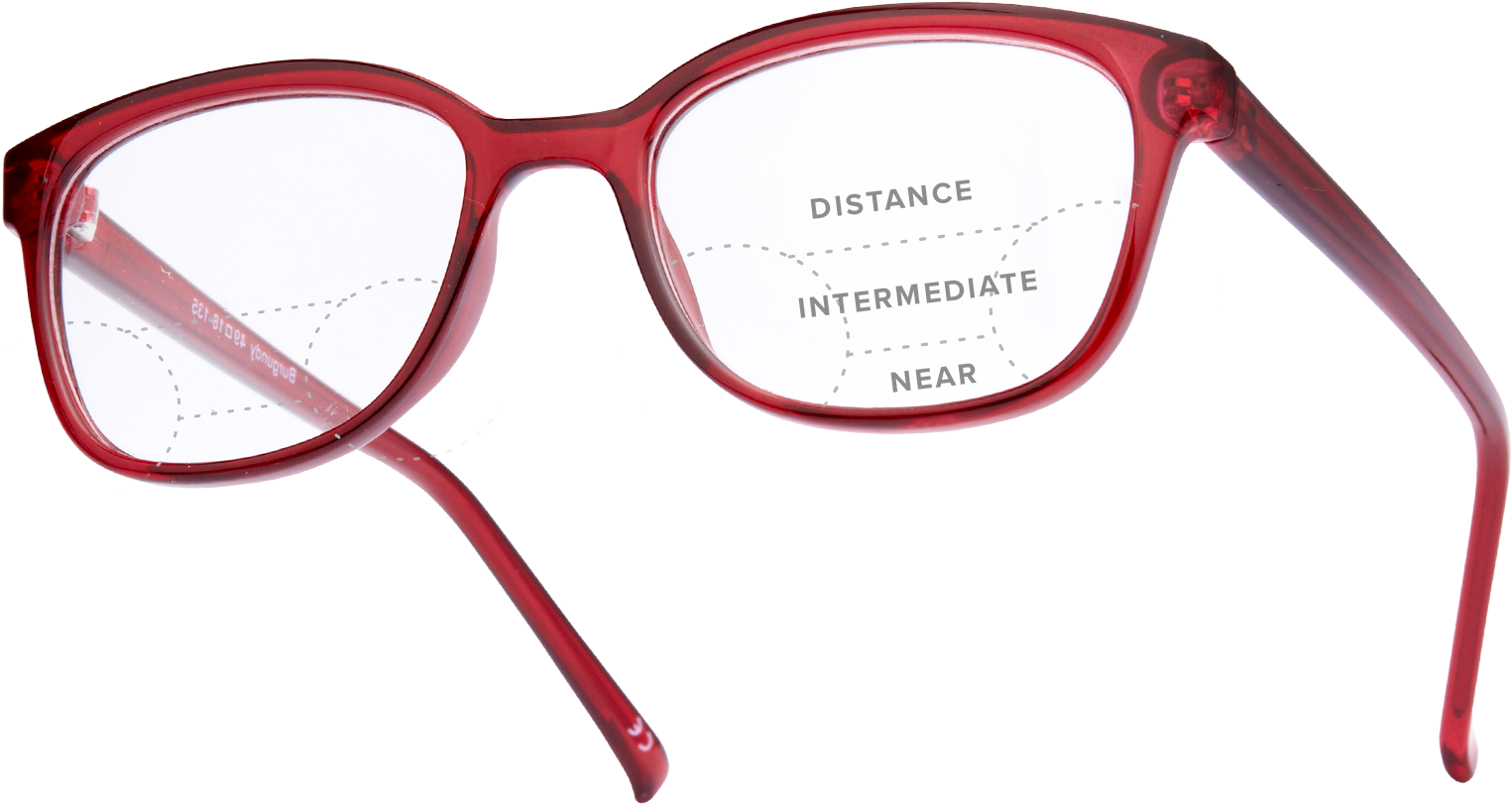 Shop Digital Hd Progressive Lenses - Progressive Options Eyeglasses (1552x810), Png Download