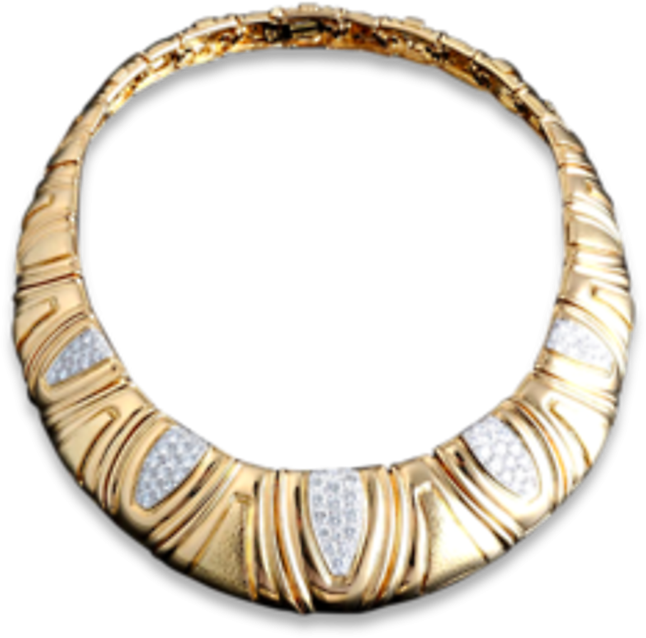 David Webb Gold And Diamond Necklace - David Webb Jewelry Gold (1080x1080), Png Download