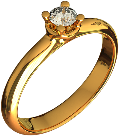 Gold Ring With Eye, Ornament - 10k Vs 14k Vs 18k Ring (720x720), Png Download