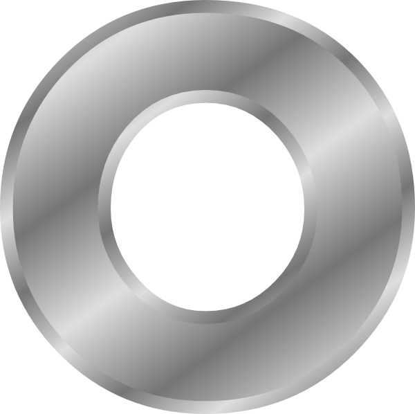 Effect Letters Alphabet Silver Clip Art At Clker Com - Png Letters (600x598), Png Download