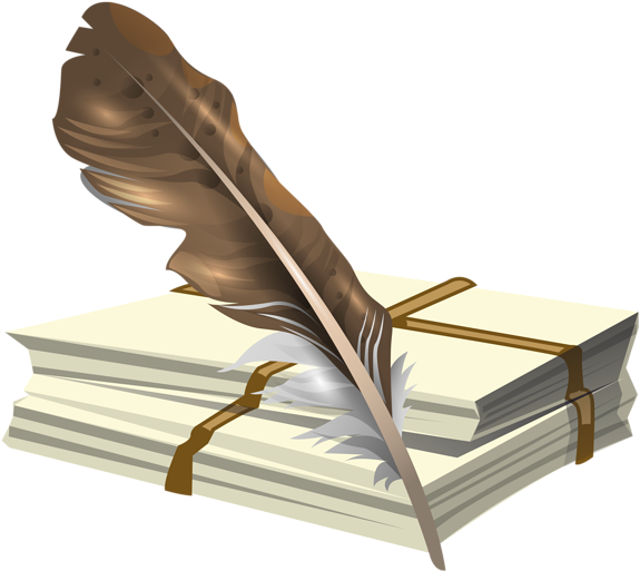 Old Letters Png Clipart Image - Clip Art Old Letter (600x544), Png Download