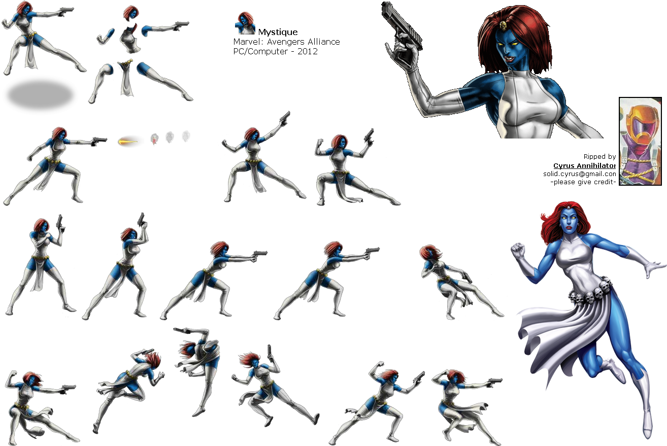 Click To View Full Size - Marvel Future Fight Mystique (1318x885), Png Download