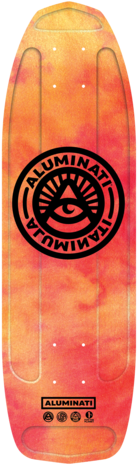 Aluminati Orange/ Red Tie Dye - Red (300x499), Png Download