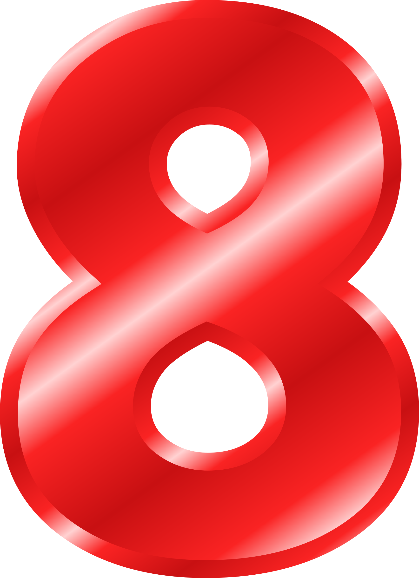 Bina Effect Letters Alphabet Red 34 2400px - 8 Png (1739x2400), Png Download