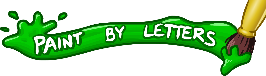 Paint By Letters Logo - Club Penguin Book Paint By Letters (1093x312), Png Download