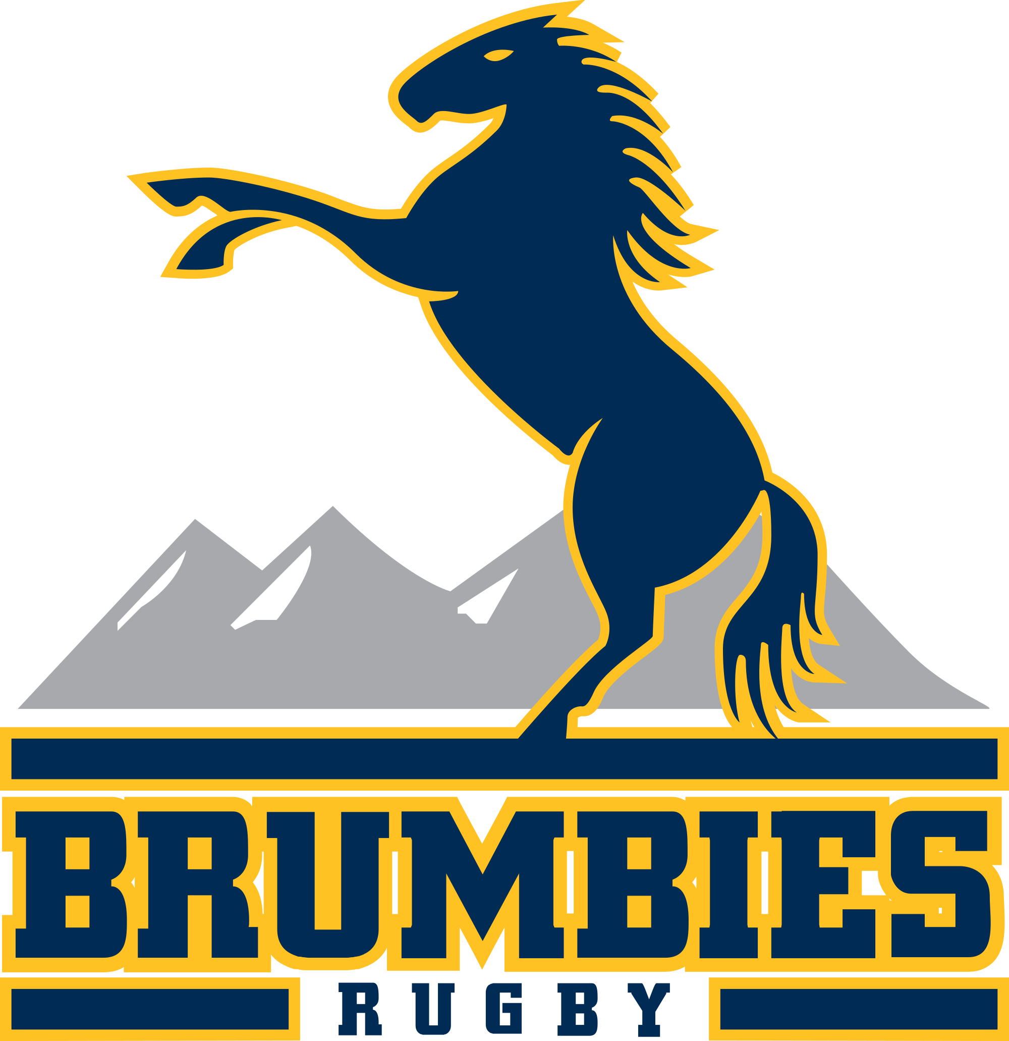 The Mystique Of The Brumbies - Brumbies Logo (2000x2062), Png Download