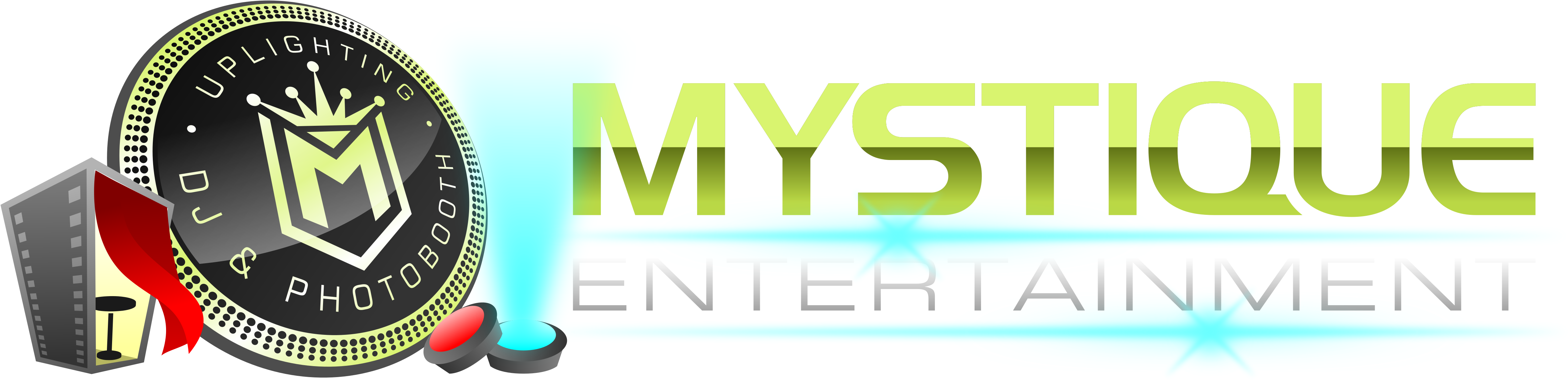 Mystique Entertainment - Entertainment (5156x1719), Png Download