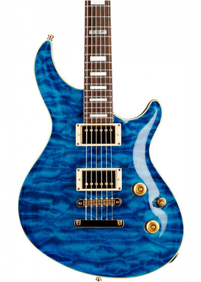 Esp E-ii Mystique Electric Guitar Marine Blue,aed 7,298,united - Esp E-ii Mystique Electric Guitar Marine Blue (800x554), Png Download