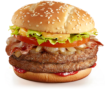 Burger Transparent File - A&w Habanero Chicken Burger (439x412), Png Download
