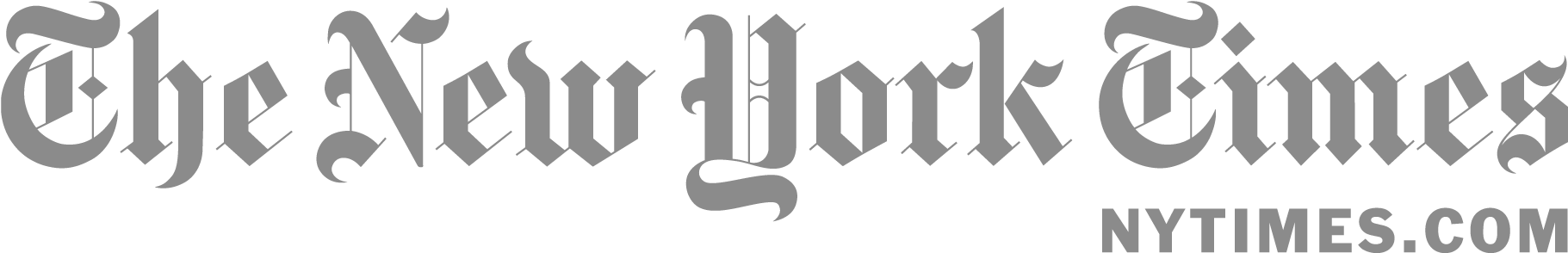 Supporters And Community Partners - New York Times Website Logo (1875x379), Png Download