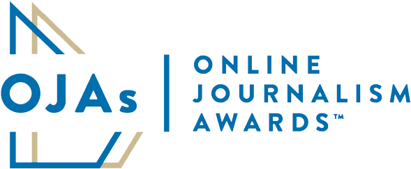 The New York Times Won Four Online Journalism Awards - Online Journalism Awards Logo (600x253), Png Download