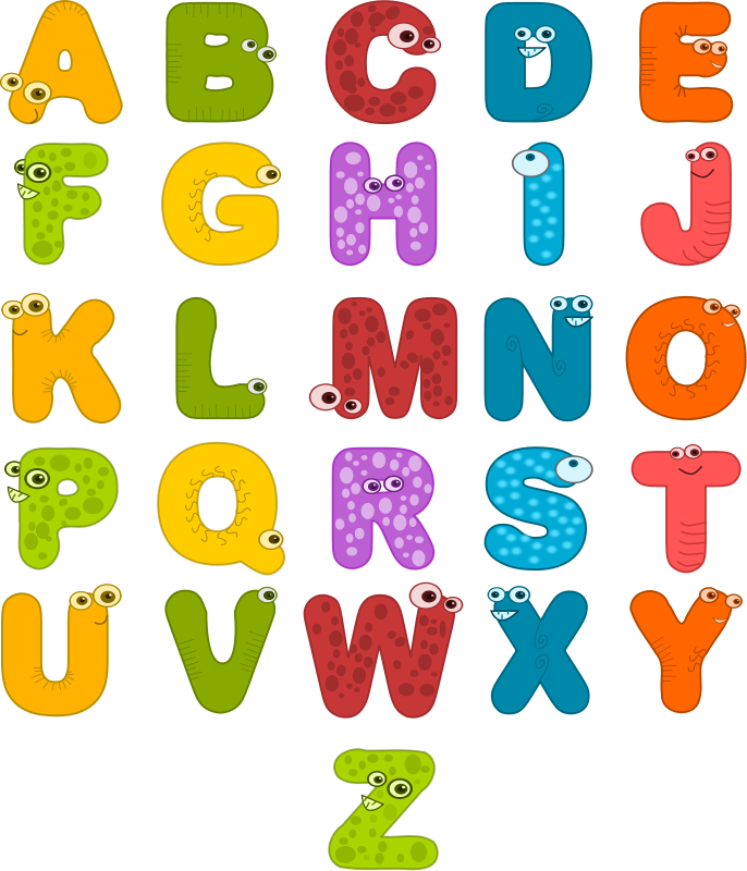 Download Alphabet Letters Clip Art At Clker Alphabet Clipart Full Size Png Image Pngkit