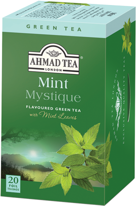 20 Foil Teabags - Mint Mystique Green Tea (314x452), Png Download