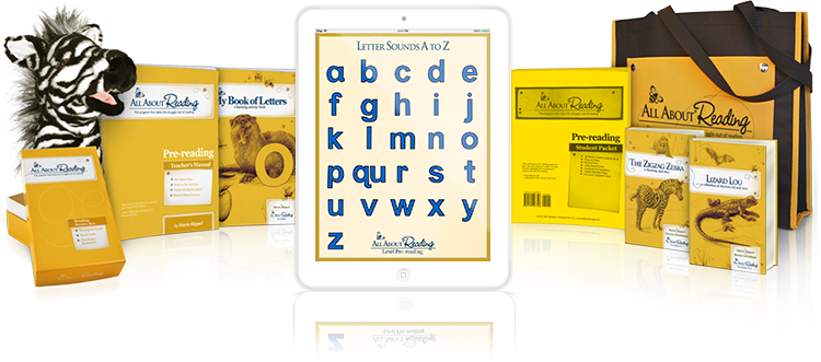 Letter Sounds A To Z App - All About Reading Level Pre-reading Additional Student (750x331), Png Download