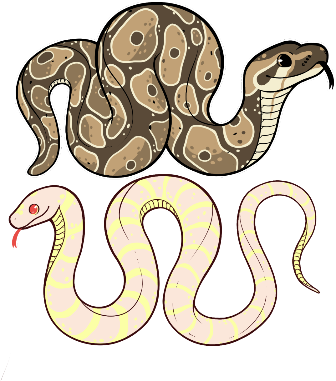 Image Free Are Photo Block - Cute Snake Drawing (1280x1280), Png Download