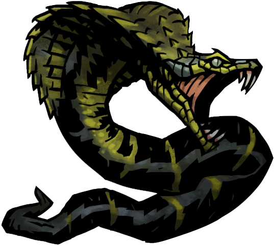 Pliskin - Darkest Dungeon Snake Charmer (537x483), Png Download