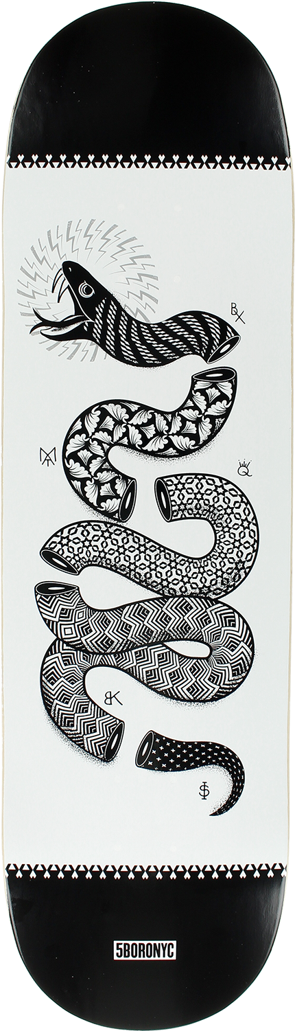 5boro Skateboards (476x1500), Png Download