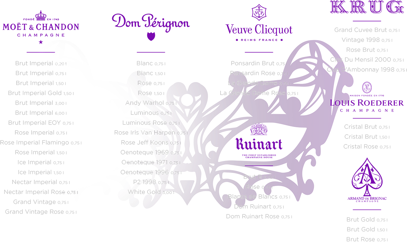 Mystique - Lista Sampanjaca - Moët & Chandon (1600x960), Png Download