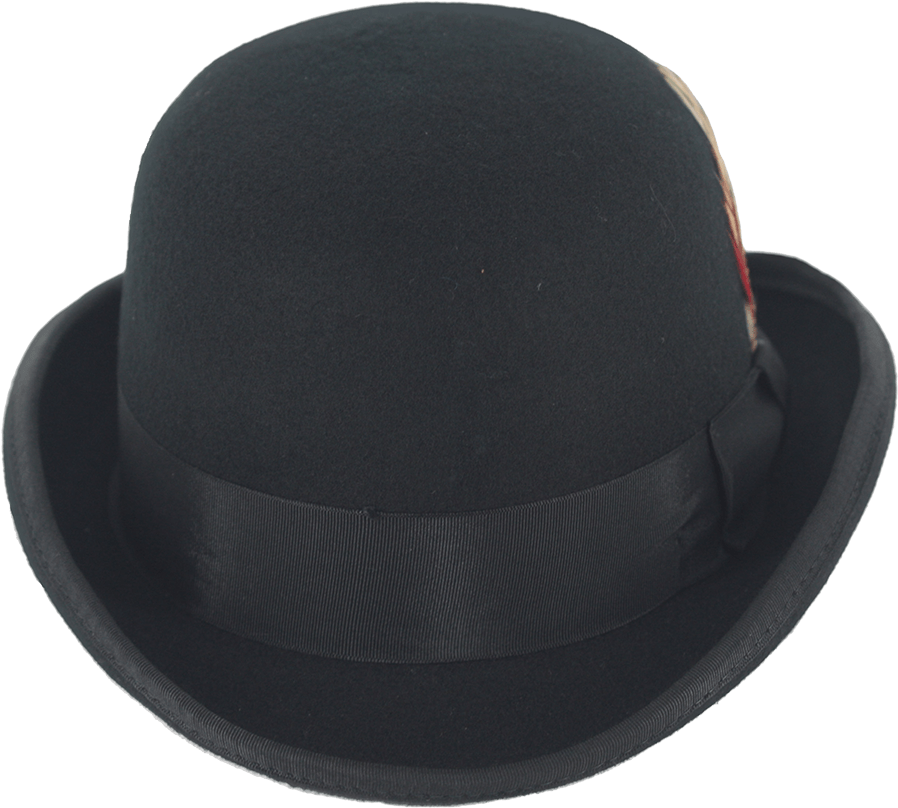 Bowler Hat Png - Wool Felt Bowler Hat (1000x1000), Png Download