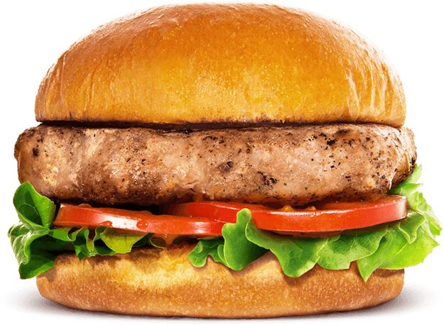 Pork Belly Burgers - Hamburger (640x459), Png Download