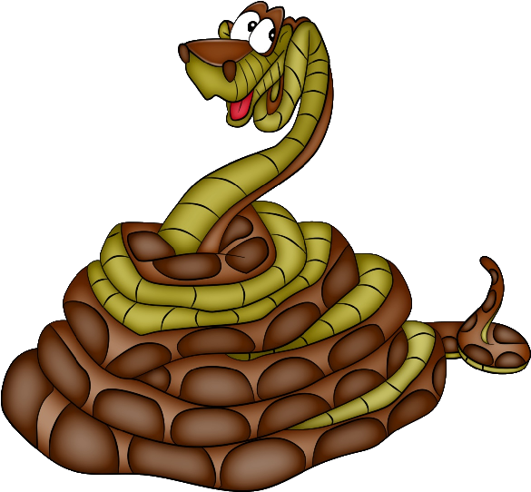 Snake Cartoon (600x600), Png Download
