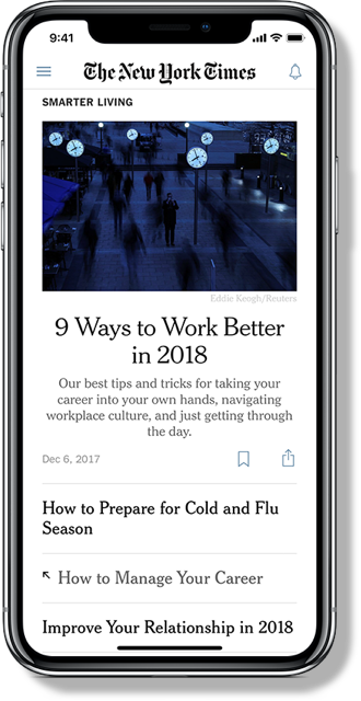 Inspire Your Organization With Digital Times Access - New York Times (330x640), Png Download