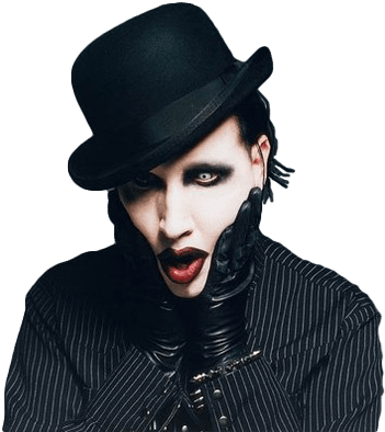 Marilyn Manson Bowler Hat Png - Marilyn Manson The New Mutants (500x407), Png Download
