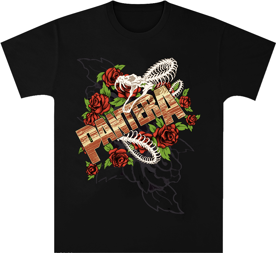 Double Tap To Zoom - Official Pantera Tee Mens (1000x1000), Png Download