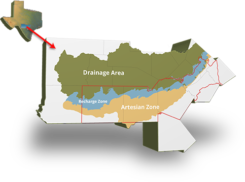 Maps Home - Texas Edwards Aquifer Authority (483x359), Png Download