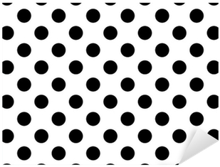 White Background With Black Polka Dots Sticker • Pixers® - Transistor Radio (400x400), Png Download