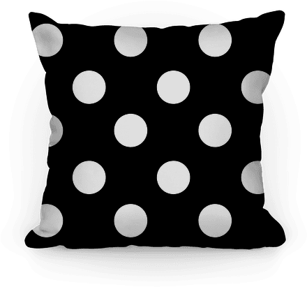 Big Polka Dot Pillow Pillow - Červený Polštář S Puntíky (484x484), Png Download