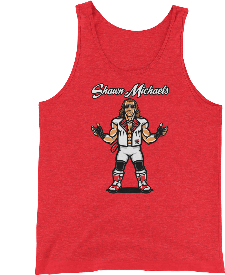 Shawn Michaels Cartoon Unisex Tank Top - Clothing (1000x1000), Png Download