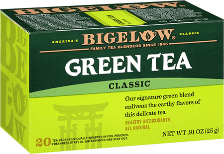 Green Tea Bags Bigelow (450x310), Png Download