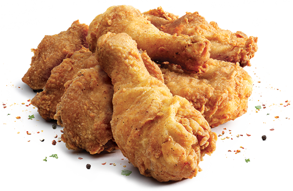 Fried Chicken - Kfc Jamaica Crazy Tuesday (585x382), Png Download