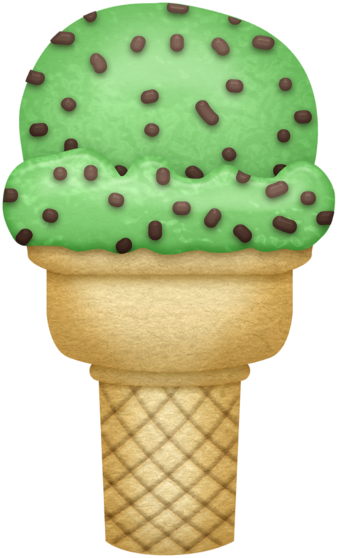Фотки Mint Chocolate Chips, Chocolate Chip Ice Cream, - Mint Ice Cream Clipart (486x800), Png Download