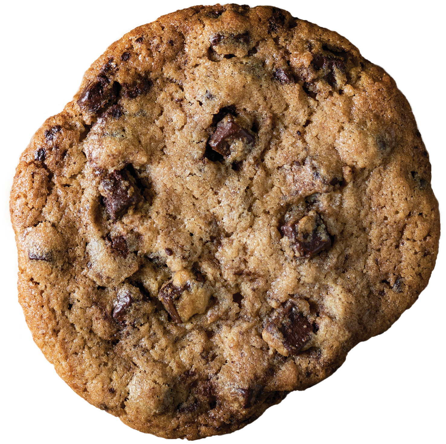 Chocolate Chunk Cookie - Chocolate Chip Cookie (1500x1508), Png Download